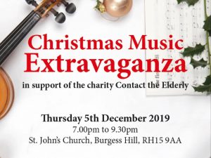 Charity Christmas Music Extravaganza Flyer